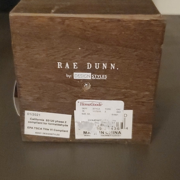 💛2 for $35💛Rae Dunn PENS & PENCIL Wood holder NWT - Picture 5 of 8